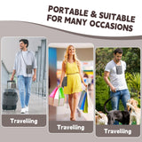 Likesing 5.5" L x 7.9" W Travel Neck Wallet, RFID Blocking Passport Holder, Security Lightweight Passport Travel Wallet, Neck Pouch Gifts for Women Men(Grey)