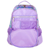 Lilly Pulitzer Large Backpack with Pockets, Adjustable Strap, and Handle, Large Bookbag for Work and Travel, Secret Escape