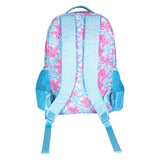 Lilly Pulitzer Large Backpack with Pockets, Adjustable Straps and Top Handle, Large Bookbag for Work and Travel (Beachside Haven)