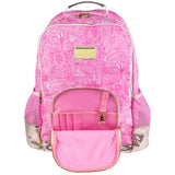 Lilly Pulitzer Large Backpack with Pockets, Adjustable Straps and Top Handle, Large Bookbag for Work and Travel (Palm Beach Playground)