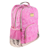 Lilly Pulitzer Large Backpack with Pockets, Adjustable Straps and Top Handle, Large Bookbag for Work and Travel (Palm Beach Playground)