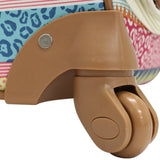 Lily Bloom Carry On Expandable Design Pattern Luggage With Spinner Wheels (20in, On the Prowl)