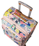 Lily Bloom Design Pattern 28" Luggage Softside Expandable With Double Spinner Wheels, Large Lightweight Suitcase Checked Bag For Women