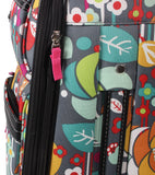 Lily Bloom Design Pattern 28" Luggage Softside Expandable With Double Spinner Wheels, Large Lightweight Suitcase Checked Bag For Women