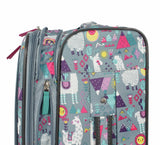 Lily Bloom Design Pattern 28" Luggage Softside Expandable With Double Spinner Wheels, Large Lightweight Suitcase Checked Bag For Women