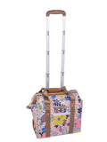 Lily Bloom Design Pattern Carry on Bag Wheeled Cabin Tote (Cabin Pink)