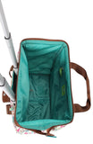 Lily Bloom Design Pattern Carry on Bag Wheeled Cabin Tote (Giraffe Park)
