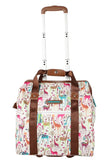 Lily Bloom Design Pattern Carry on Bag Wheeled Cabin Tote (Giraffe Park)