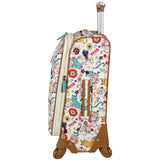 Lily Bloom Design Pattern Carry On Luggage with Spinner Wheels Expandable 20 Inch Suitcase (Furry Friends)