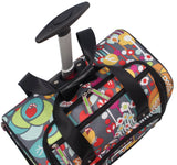 Lily Bloom Designer 15 Inch Carry On - Weekender Overnight Business Travel Luggage - Lightweight 2 - Rolling Wheels Suitcase - Under Seat Rolling Bag for Women (Bliss)