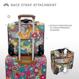 Lily Bloom Designer 15 Inch Carry On - Weekender Overnight Business Travel Luggage - Lightweight 2 - Rolling Wheels Suitcase - Under Seat Rolling Bag for Women (Bliss)