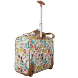 Lily Bloom Designer 15 Inch Carry On - Weekender Overnight Business Travel Luggage - Lightweight 2 - Rolling Wheels Suitcase - Under Seat Rolling Bag for Women (Furry Friend)
