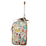 Lily Bloom Designer 15 Inch Carry On - Weekender Overnight Business Travel Luggage - Lightweight 2 - Rolling Wheels Suitcase - Under Seat Rolling Bag for Women (Furry Friend)