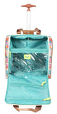 Lily Bloom Designer 15 Inch Carry On - Weekender Overnight Business Travel Luggage - Lightweight 2 - Rolling Wheels Suitcase - Under Seat Rolling Bag for Women (On the Prowl)