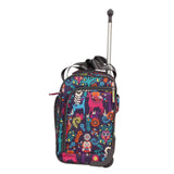 Lily Bloom Designer 15 Inch Carry On - Weekender Overnight Business Travel Luggage - Lightweight 2 - Rolling Wheels Suitcase - Under Seat Rolling Bag for Women (Wildwoods)