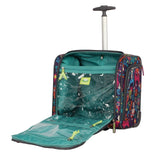 Lily Bloom Designer 15 Inch Carry On - Weekender Overnight Business Travel Luggage - Lightweight 2 - Rolling Wheels Suitcase - Under Seat Rolling Bag for Women (Wildwoods)
