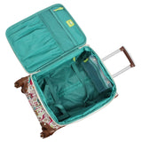 Lily Bloom Luggage Carry On Expandable Design Pattern Suitcase For Woman With Spinner Wheels (20in, Giraffe Park)