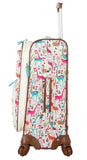 Lily Bloom Luggage Carry On Expandable Design Pattern Suitcase For Woman With Spinner Wheels (20in, Giraffe Park)