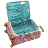 Lily Bloom Midsize 24" Expandable Design Pattern Luggage With Spinner Wheels (24in, On the Prowl)