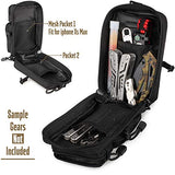 LIVANS Tactical Molle Utility Pouch, EDC Tool/Tactical Phone, Mini Waist Pouches Medical IFAK Pack Design of 3-Day Assault Backpack