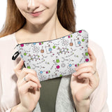 Livel lhood Chemical Elements Makeup Bag Small Organizer Bag Toiletry Zipper Pouch Chemical Cosmetic Bag Birthday Graduation Present for Chemist Graduates Chemistry Teacher Women