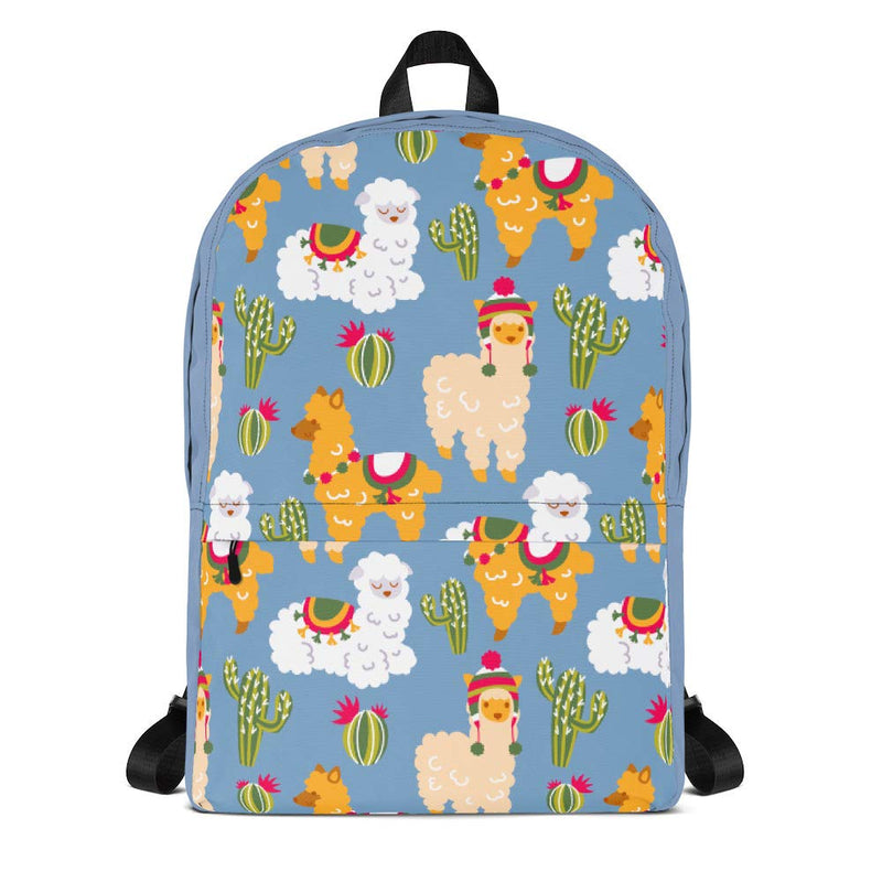 Llama Alpaka Print Pattern Llama Gifts Alpakas Colorful Pattern Printing Multicolor Colourful Backpack