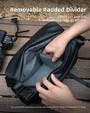 llano 6L Camera Sling Bag for Photographers, DSLR Shoulder Bag Small, Compact Crossbody Camera Case with Adjustable Strap for Canon Nikon Sony Mirrorless, Fits 1 Camera 2 Lenses Accessories