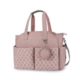 Lmbabter Diaper Bag Tote with Changing Station Upgrade Multi - Function Baby Bag with Adjustable Shoulder Strap (Pink)