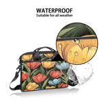 LMHRMWGB Colorful Lily Blooms Laptop Bag for 13 14 15 Inch Laptop, Messenger Shoulder Bag with Handle, Business Computer Bag with Pockets for Work, College, Travel
