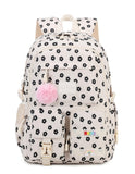 Lmwzh school backpack Big Student Laptop Suitable for Women aged Middle High School Teen Girls Bookbag (2plum bossom)