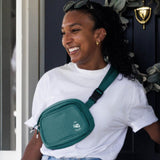 Logo Brands NCAA LSU Tigers Jade Everyday Belt Bag – Compact, Adjustable, Fashionable For Women & Girls, Sporty Fan Gear for Gameday & Everyday Use