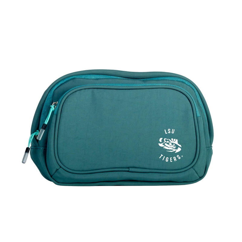 Logo Brands NCAA LSU Tigers Jade Everyday Belt Bag – Compact, Adjustable, Fashionable For Women & Girls, Sporty Fan Gear for Gameday & Everyday Use