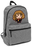 LOGOVISION Harry Potter Cute Chibi Hermione Character Lightweight Backpack for Work School Daily Use Packable for Travel