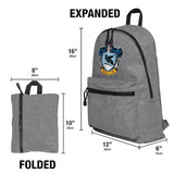 LOGOVISION Harry Potter Ravenclaw Crest Lightweight Backpack for Work School Daily Use Packable for Travel