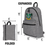 LOGOVISION Harry Potter Slytherin Crest Lightweight Backpack for Work School Daily Use Packable for Travel