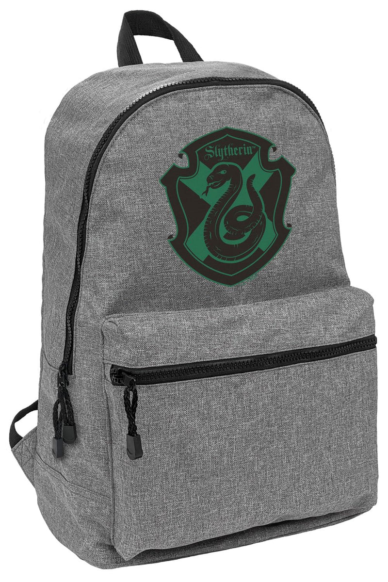 LOGOVISION Harry Potter Slytherin Plaid Sigil Lightweight Backpack for Work School Daily Use Packable for Travel