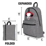 LOGOVISION It Movie Pennywise Come Home Lightweight Backpack for Work School Daily Use Packable for Travel