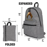 LOGOVISION Justice League Movie Aquaman Logo Lightweight Backpack for Work School Daily Use Packable for Travel