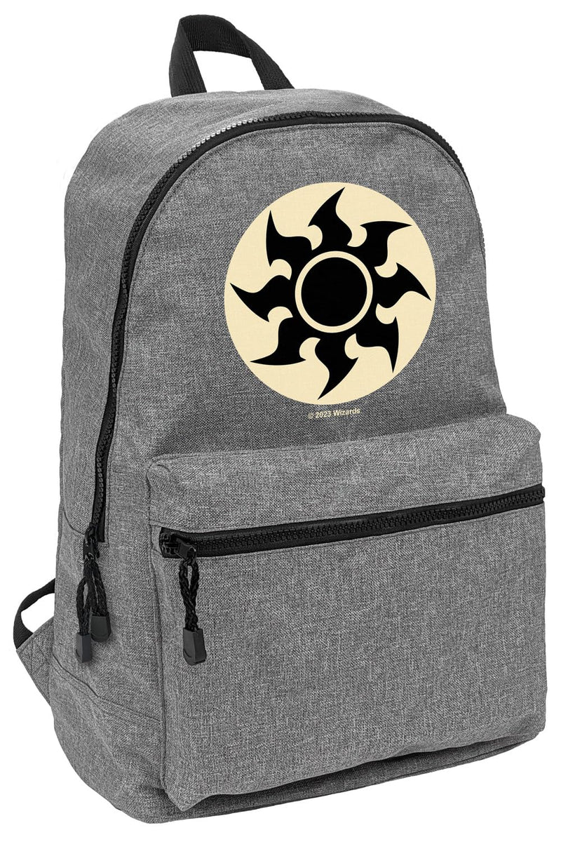 LOGOVISION Magic The Gathering White Mana Symbol Lightweight Backpack for Work School Daily Use Packable for Travel