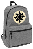 LOGOVISION Magic The Gathering White Mana Symbol Lightweight Backpack for Work School Daily Use Packable for Travel