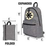 LOGOVISION Magic The Gathering White Mana Symbol Lightweight Backpack for Work School Daily Use Packable for Travel