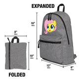 LOGOVISION My Little Pony: Friendship Is Magic Fluttershy Face Lightweight Backpack for Work School Daily Use Packable for Travel