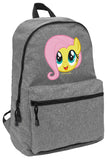 LOGOVISION My Little Pony: Friendship Is Magic Fluttershy Face Lightweight Backpack for Work School Daily Use Packable for Travel