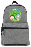 LOGOVISION Rick and Morty Rick and Morty Heads Lightweight Backpack for Work School Daily Use Packable for Travel