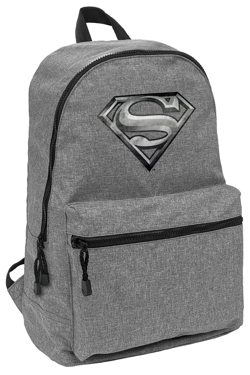 LOGOVISION Superman Steel Logo Lightweight Backpack for Work School Daily Use Packable for Travel
