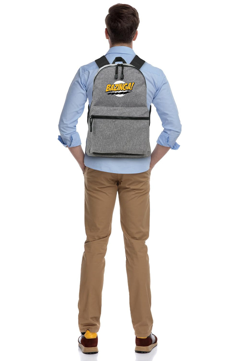 LOGOVISION The Big Bang Theory Sheldon Bazinga Lightweight Backpack for Work School Daily Use Packable for Travel