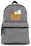LOGOVISION We Bare Bears Baby Bears Lightweight Backpack for Work School Daily Use Packable for Travel