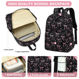 LOIDOU Backpack for Teen Girls Middle School Primary Elementary Bookbags 17inch Kids Backpack Women laptop Backpack Lightweight Casual Daypack