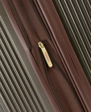 London Fog Brentwood IV 20" Expandable Spinner Carry - on Hardside, Sedona Bronze