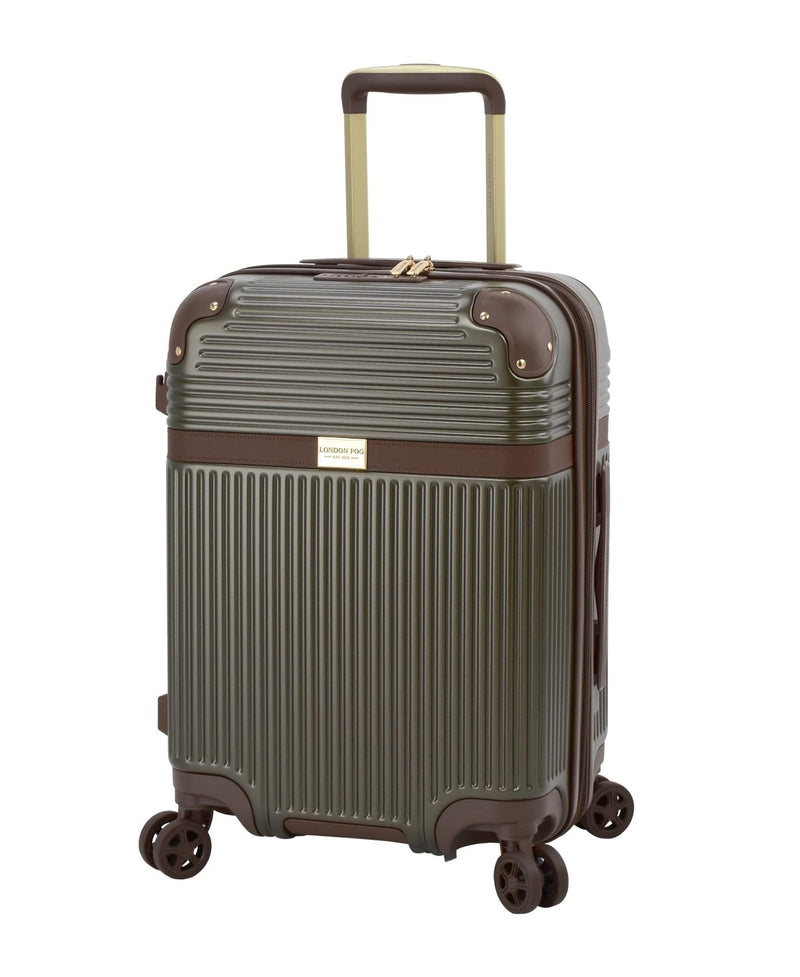 London Fog Brentwood IV 20" Expandable Spinner Carry - on Hardside, Sedona Bronze